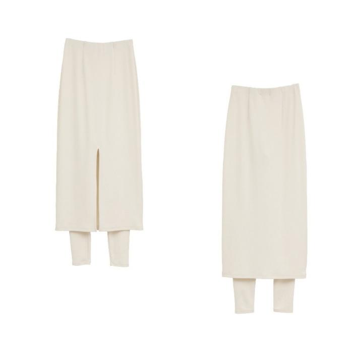 スカート SMOOTH TOUCH LEGGINGS SET TIGHT SKIRT CLANE - ストレートスカート + レギンスパンツ | SMOOTH TOUCH