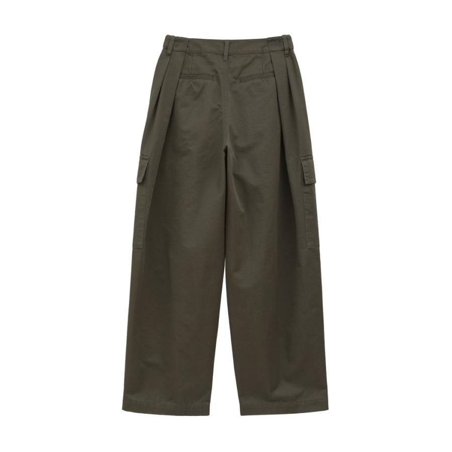 CLANE WIDE TUCK WORK PANTS カーキ CLANE（クラネ） 正規商品 ワイドタック ワークパンツ WIDE TUCK WORK