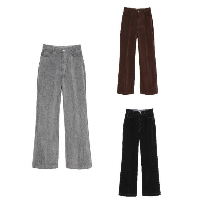 CLANE FLOCKY CENTER PRESS PANTS サイズ1 CLANE - ハイウエスト フロッキーパンツ | FLOCKY CENTER PRESS PANTS