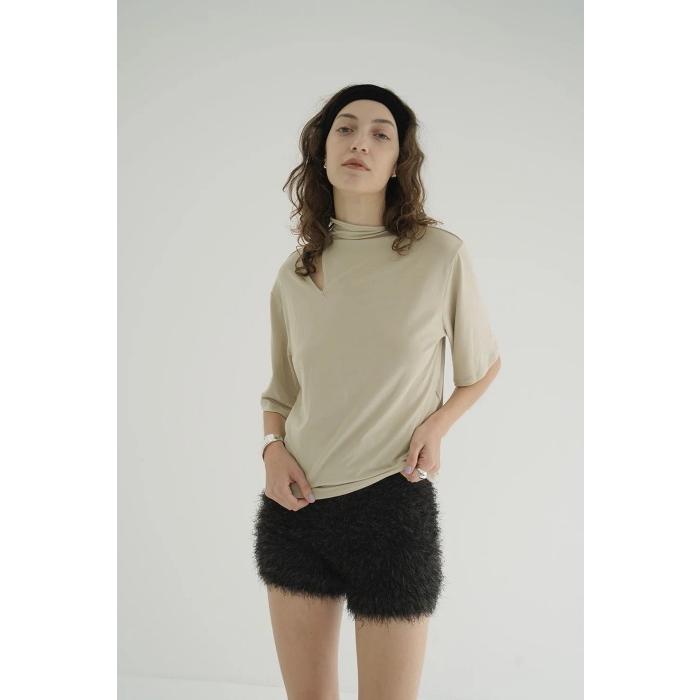 CLANE（クラネ） 正規商品 ボトムス シャギー ショート ニット パンツ