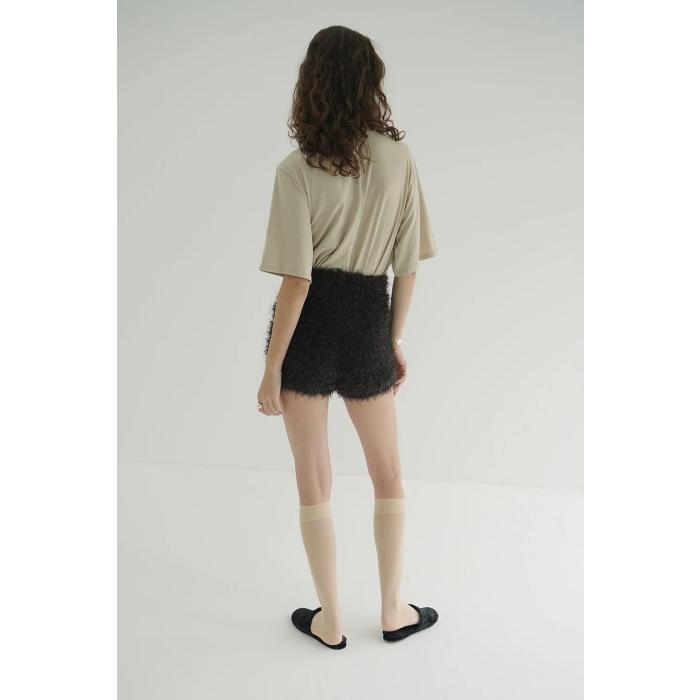 CLANE（クラネ） 正規商品 ボトムス シャギー ショート ニット パンツ