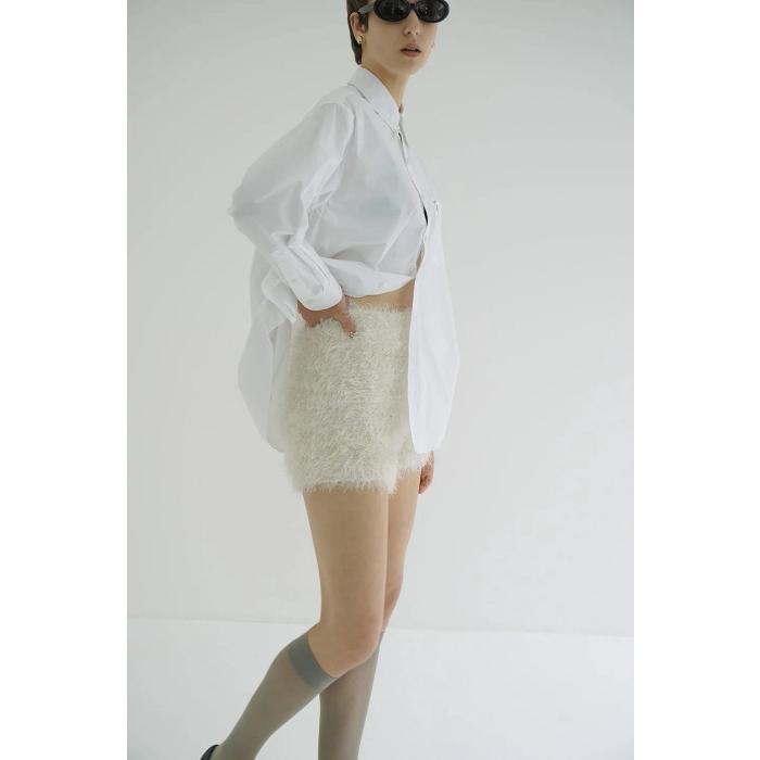 CLANE（クラネ） 正規商品 ボトムス シャギー ショート ニット パンツ