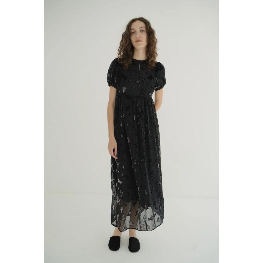 CLANE（クラネ） 正規商品 ワンピース フラワー オパール パフ