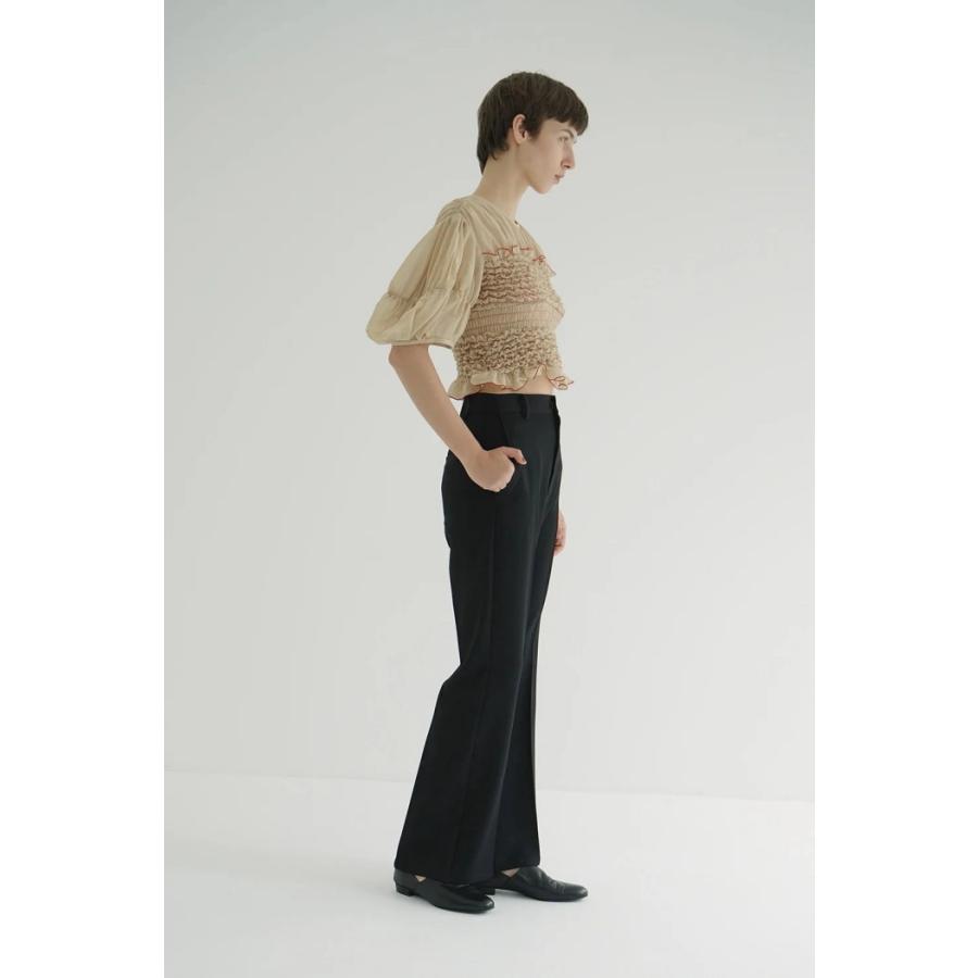 CLANE（クラネ） 正規商品 トップス カラー ステッチ シャーリング