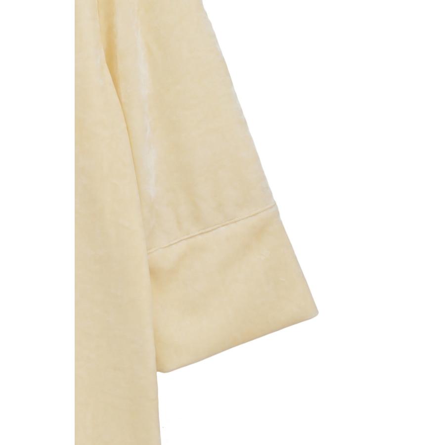 CLANE（クラネ） 正規商品 クラッシュ ベロア ポロトップス CRUSHED