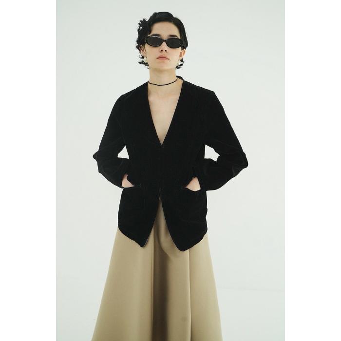 ジャケット・アウター JACKET PULLOVER FLOCKY TOPS CLANE（クラネ） 正規商品 ジャケット ジャケット プルオーバー