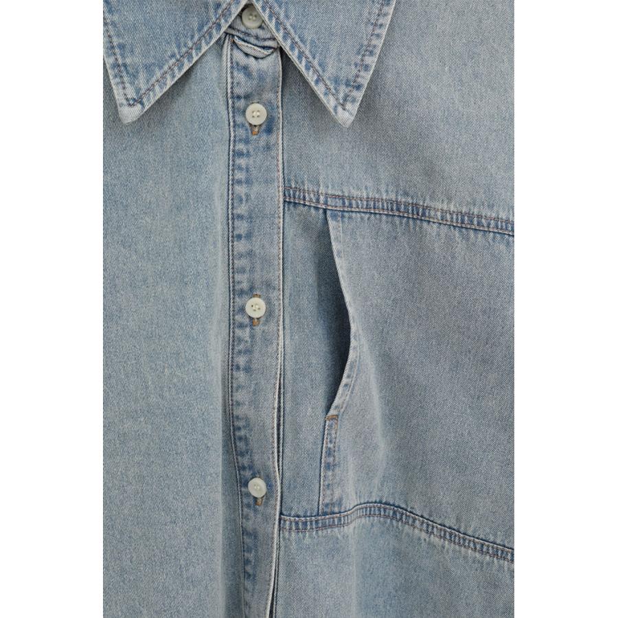saa CLANE クラネ デニムシャツ CLANE/クラネ】COMPACT DENIM SHIRTS/コンパクトデニムシャツ（シャツ