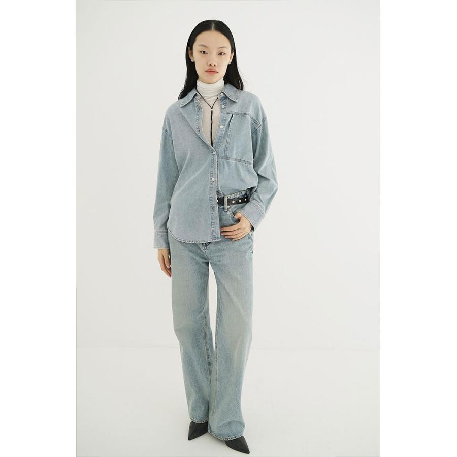 CLANE（クラネ） 正規商品トップス コンパクト デニムシャツ COMPACT