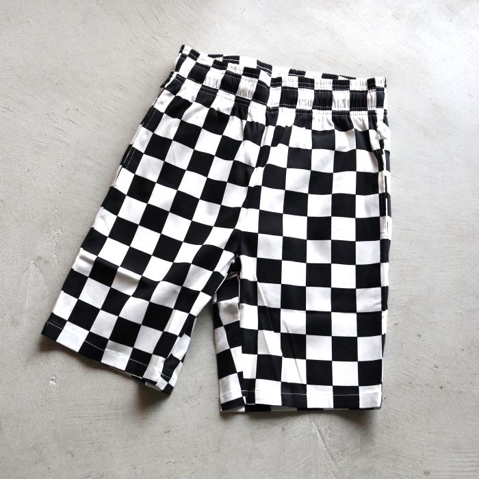 COOKMAN ショーツ クックマン ウェイターズ パンツ ショート チェッカー Waiter's Pants Short Checker Black ブラック Black 2022春夏新作｜charger｜07