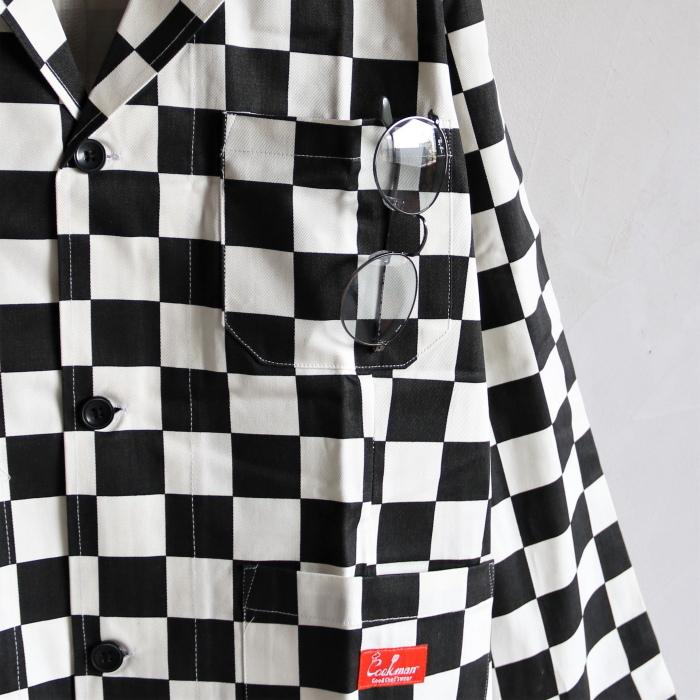 COOKMAN ジャケット クックマン ラボジャケット チェッカー Lab.Jacket Checker ブラック Black 2021春夏新作｜charger｜11