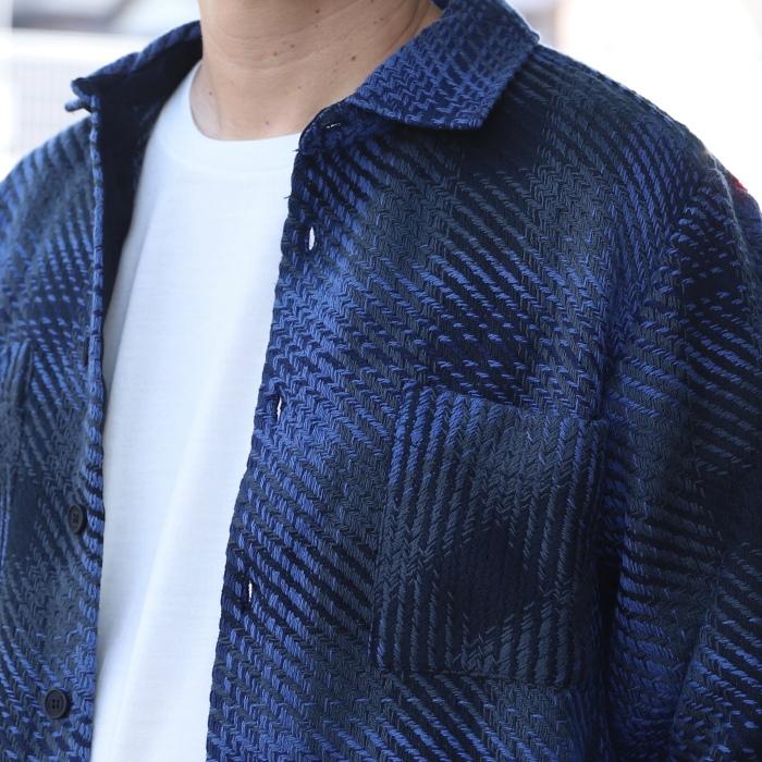 アメリカ製ヴィンテージ サックスブルーのオーバーシャツ プルオーバーシャツ ヴィンテージ スウェーデン軍 M55 デッド