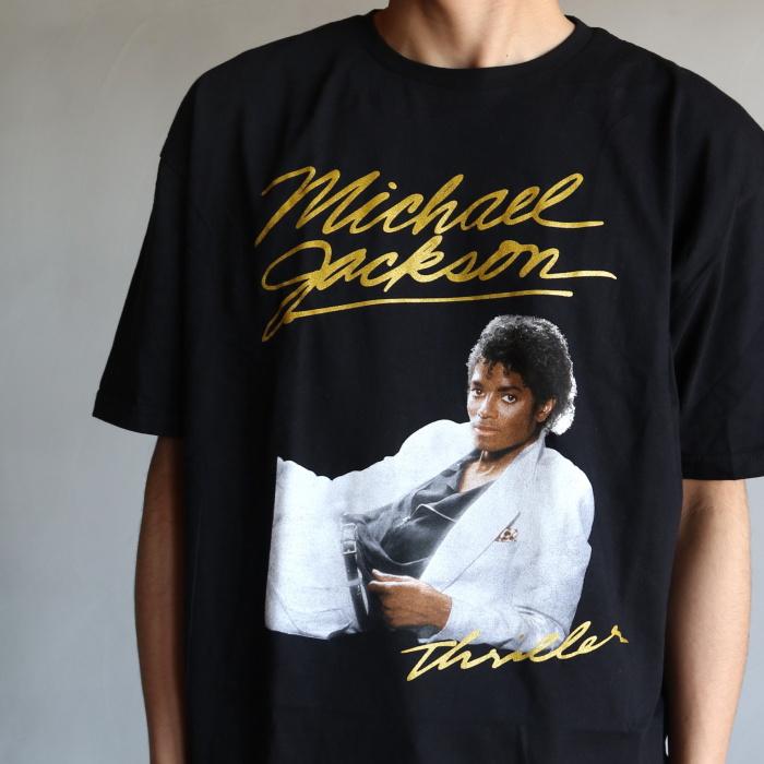 バンドT ロックT 通販 Tシャツ メンズ レディース マイケル・ジャクソン スリラー Michael Jackson THRILLER ブラック Black 2023春夏新作｜charger｜10