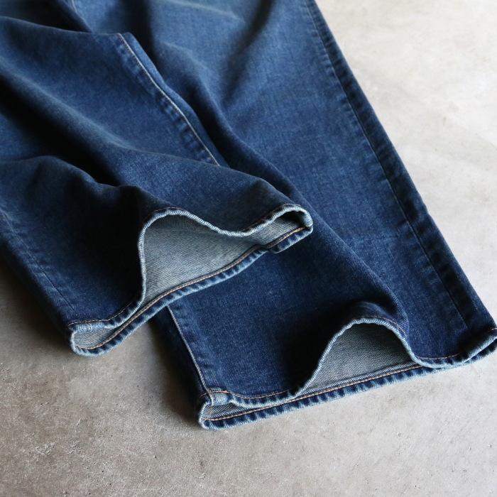マチャット　タックテーパードデニム　インディゴ JOHN MASON SMITH（ジョンメイソンスミス） SALE 40%OFF デニム タック