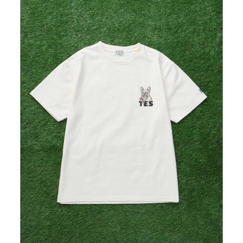 テス トップス ユニセックス TES フレブル ジョーカー 半袖 Tシャツ JOKER TEE アイボリー/ミックスグレー IVORY/MIX GRAY 2色展開 2026春夏新作 | The Endless Summer | 02