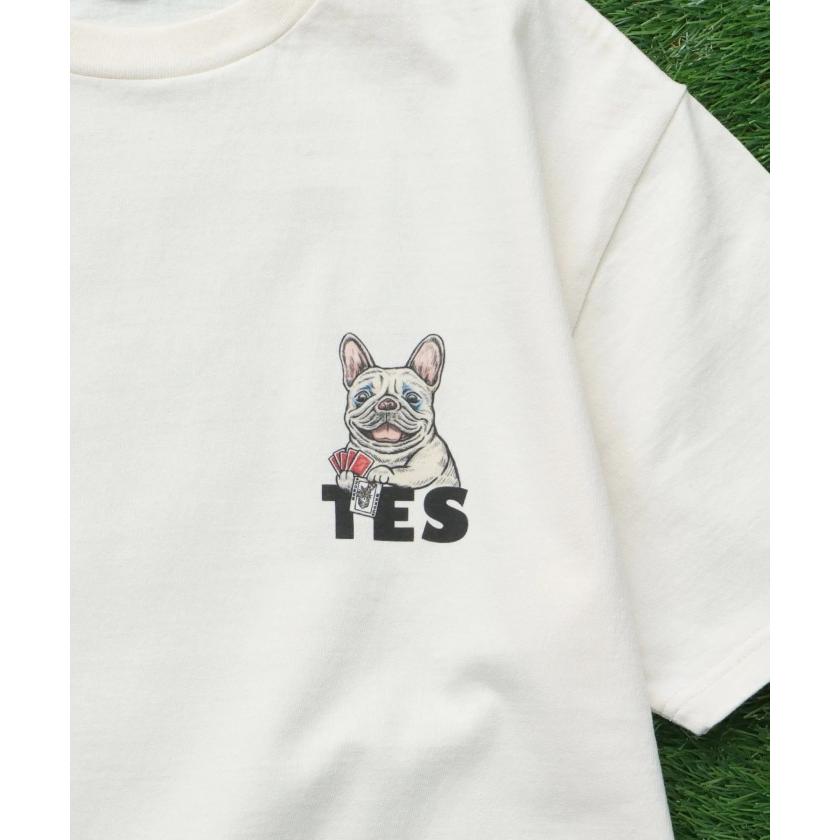 テス トップス ユニセックス TES フレブル ジョーカー 半袖 Tシャツ JOKER TEE アイボリー/ミックスグレー IVORY/MIX GRAY 2色展開 2026春夏新作 | The Endless Summer | 05