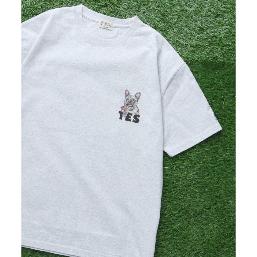 テス トップス ユニセックス TES フレブル ジョーカー 半袖 Tシャツ JOKER TEE アイボリー/ミックスグレー IVORY/MIX GRAY 2色展開 2026春夏新作 | The Endless Summer | 08