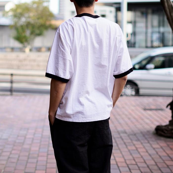 ジョンメイソンスミス トップス JOHN MASON SMITH ミッキー リンガー Tシャツ MICKEY FACE RINGER T-SHIRT ホワイト×レッド/ホワイト×ブラック 2026春夏新作 | JOHN MASON SMITH | 12