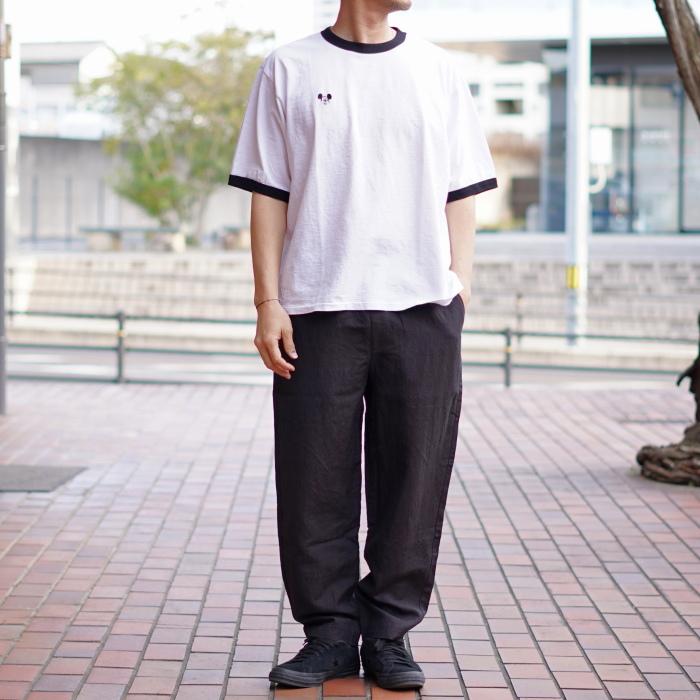 ジョンメイソンスミス トップス JOHN MASON SMITH ミッキー リンガー Tシャツ MICKEY FACE RINGER T-SHIRT ホワイト×レッド/ホワイト×ブラック 2026春夏新作 | JOHN MASON SMITH | 13
