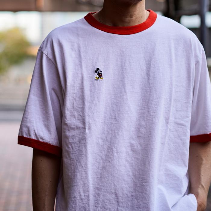 ジョンメイソンスミス トップス JOHN MASON SMITH ミッキー リンガー Tシャツ MICKEY FACE RINGER T-SHIRT ホワイト×レッド/ホワイト×ブラック 2026春夏新作 | JOHN MASON SMITH | 15