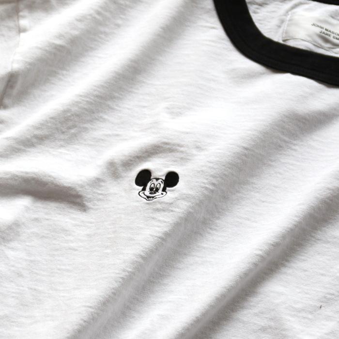 ジョンメイソンスミス トップス JOHN MASON SMITH ミッキー リンガー Tシャツ MICKEY FACE RINGER T-SHIRT ホワイト×レッド/ホワイト×ブラック 2026春夏新作 | JOHN MASON SMITH | 07