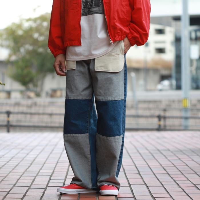 ジョンメイソンスミス デニム JOHN MASON SMITH インサイドアウト5ポケットパンツ 12.5oz DENIM INSIDE OUT 5POCKET PANTS ヴィンテージウォッシュ 2026春夏新作の画像