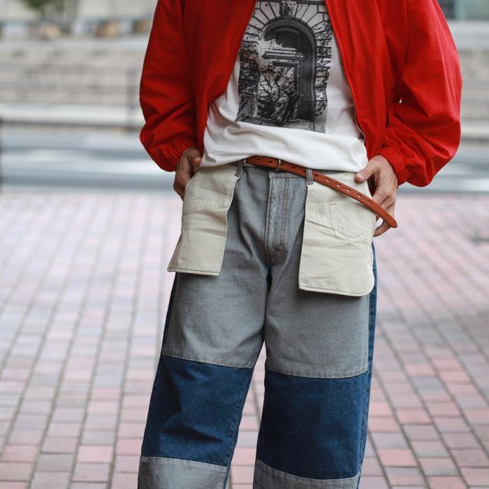 ジョンメイソンスミス デニム JOHN MASON SMITH インサイドアウト5ポケットパンツ 12.5oz DENIM INSIDE OUT 5POCKET PANTS ヴィンテージウォッシュ 2026春夏新作の画像
