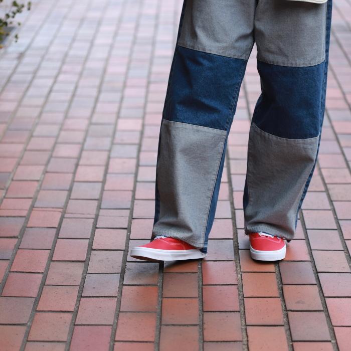 ジョンメイソンスミス デニム JOHN MASON SMITH インサイドアウト5ポケットパンツ 12.5oz DENIM INSIDE OUT 5POCKET PANTS ヴィンテージウォッシュ 2026春夏新作の画像