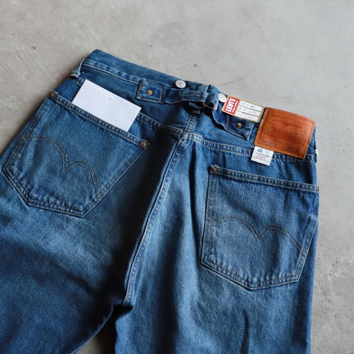 Levi's デニム パンツ 正規商品 リーバイス ワンウォッシュ ビンテージクロージング LEVI'S VINTAGE CLOTHING 1933 501 インディゴ/ライトブルー 2026春夏新作の画像