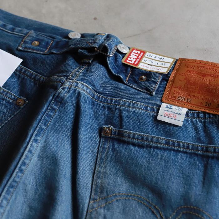 Levi's デニム パンツ 正規商品 リーバイス ワンウォッシュ ビンテージクロージング LEVI'S VINTAGE CLOTHING 1933 501 インディゴ/ライトブルー 2026春夏新作の画像