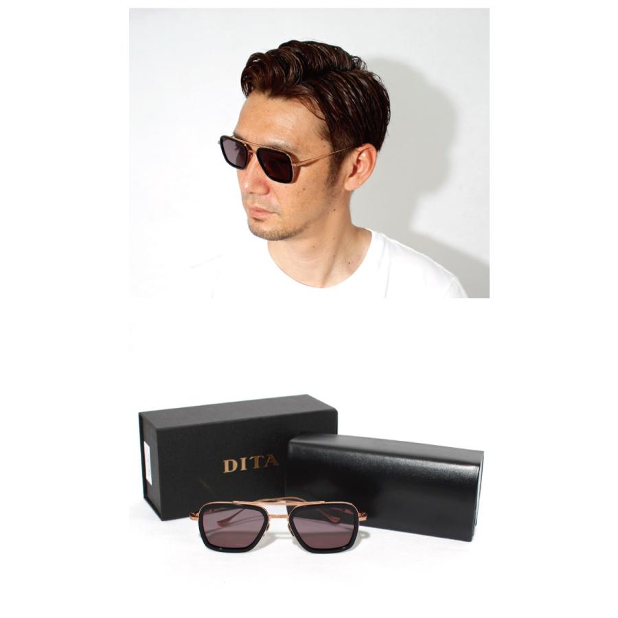 Dita DITA ディータ サングラス FLIGHT 006 Black - Rose Gold w Dita DITA ディータ サングラス FLIGHT 006 Black - Rose Gold w