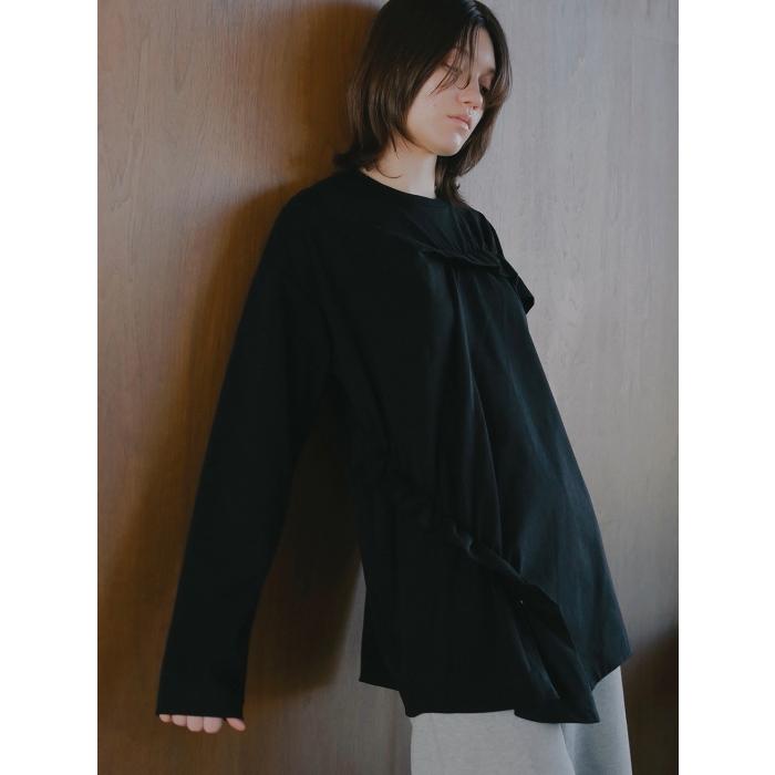 MANOF（マノフ） 正規商品 トップス フリル ロング Tシャツ FRILLED