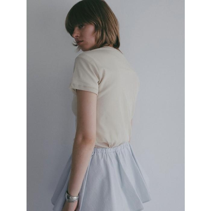 MANOF 正規商品 トップス マノフ ベーシック チュール Tシャツ BASIC TULLE T-SHIRT アイボリー/ピンク/ブラック IVORY/PINK/BLACK 3色展開 2026春夏新作 | MANOF | 13