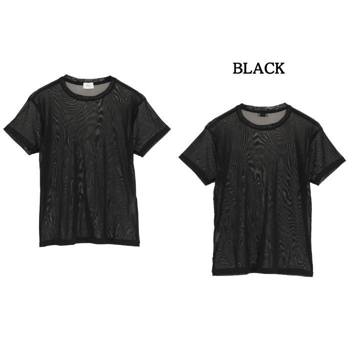 MANOF 正規商品 トップス マノフ ベーシック チュール Tシャツ BASIC TULLE T-SHIRT アイボリー/ピンク/ブラック IVORY/PINK/BLACK 3色展開 2026春夏新作 | MANOF | 02