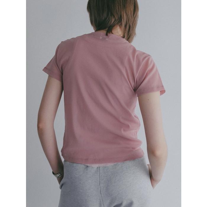 MANOF 正規商品 トップス マノフ ベーシック チュール Tシャツ BASIC TULLE T-SHIRT アイボリー/ピンク/ブラック IVORY/PINK/BLACK 3色展開 2026春夏新作 | MANOF | 06