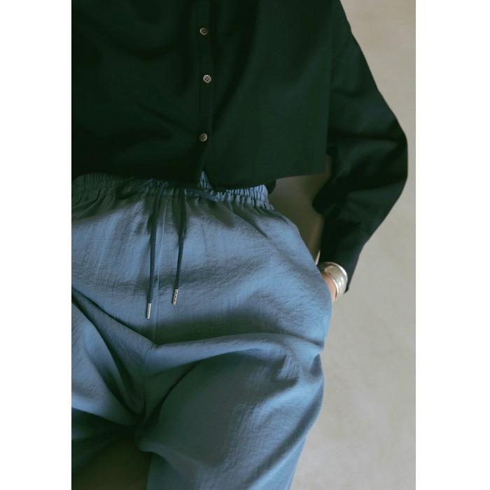 MANOF 正規商品 パンツ マノフ ワイド リラックス パンツ WIDE RELAX PANTS ブルー BLUE 2024春夏新作｜charger｜03