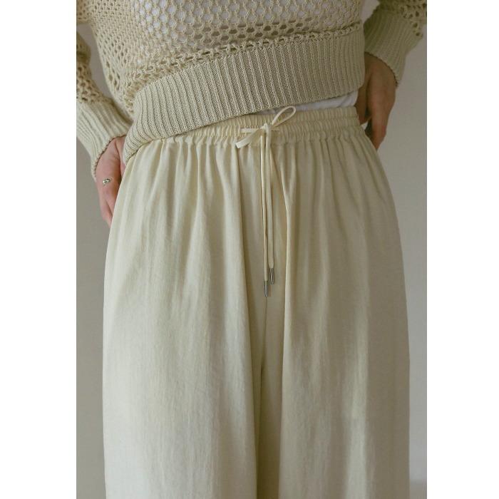 MANOF 正規商品 パンツ マノフ ワイド リラックス パンツ WIDE RELAX PANTS エクリュ ECRU 2024春夏新作｜charger｜07