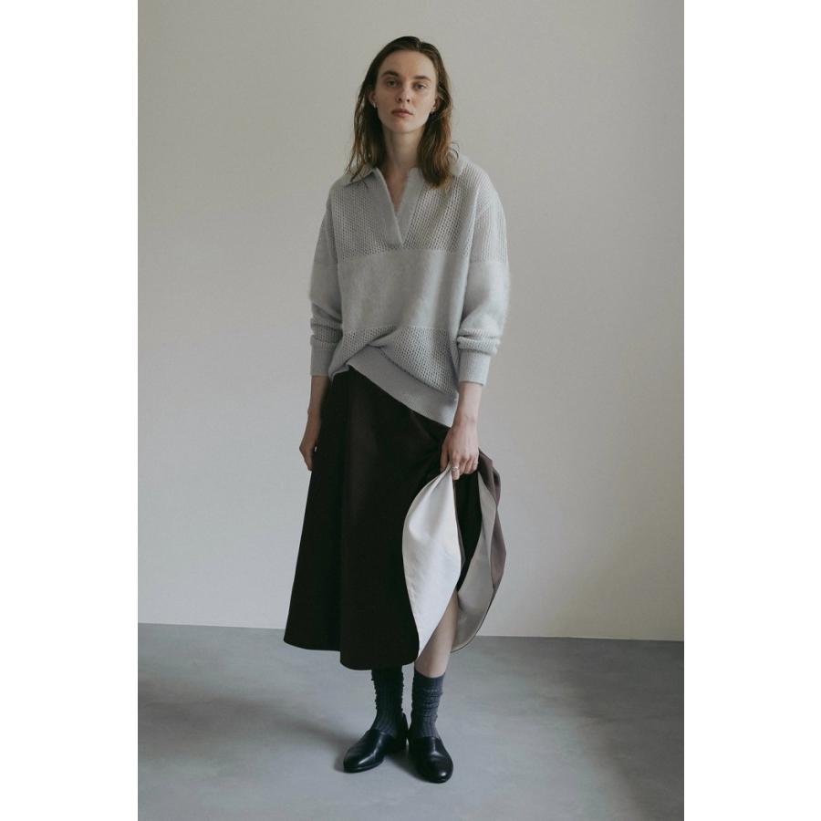 MOHAIR POLO KNIT lohen ローヘン　モヘアポロニット Brushed Mohair Knit Polo トップス