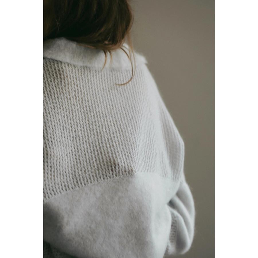 MANOF（マノフ） 正規商品 ニット モヘア ポロ ニットMOHAIR POLO KNIT