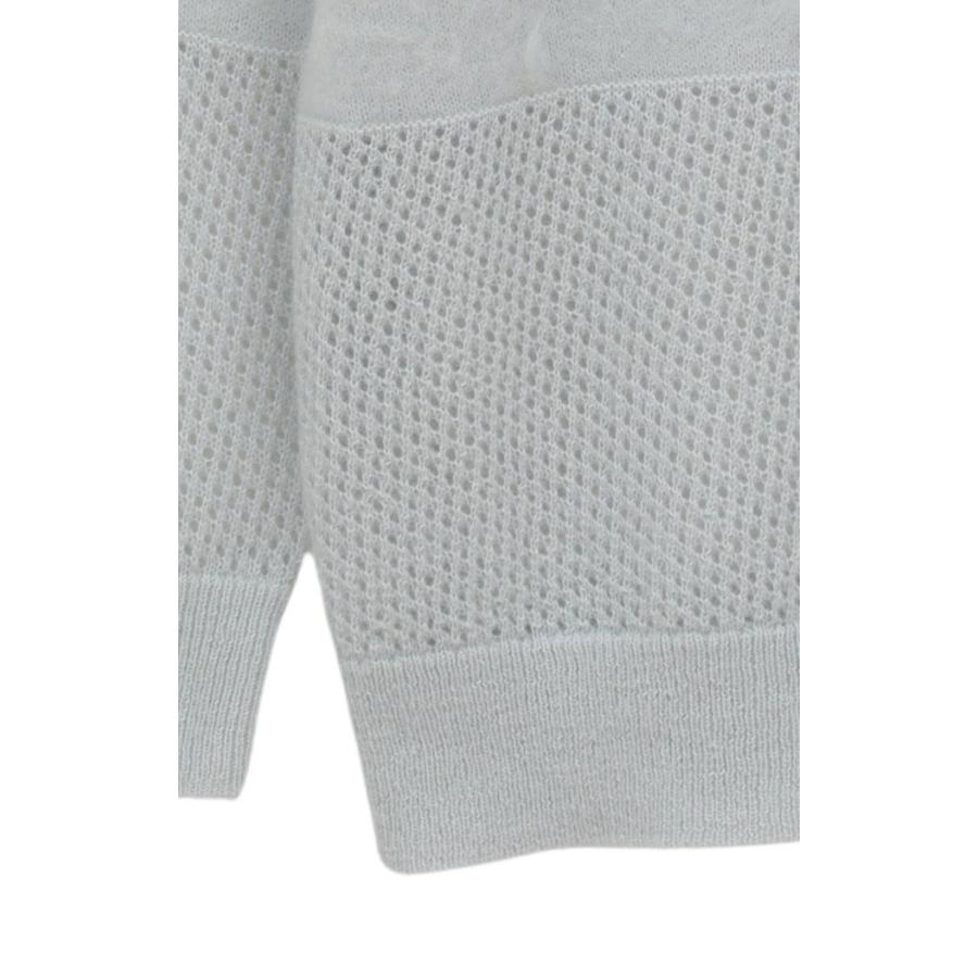 MOHAIR POLO KNIT lohen ローヘン　モヘアポロニット MANOF - モヘアポロニット - MOHAIR POLO KNIT (LIGHT BLUE) | ADDICT