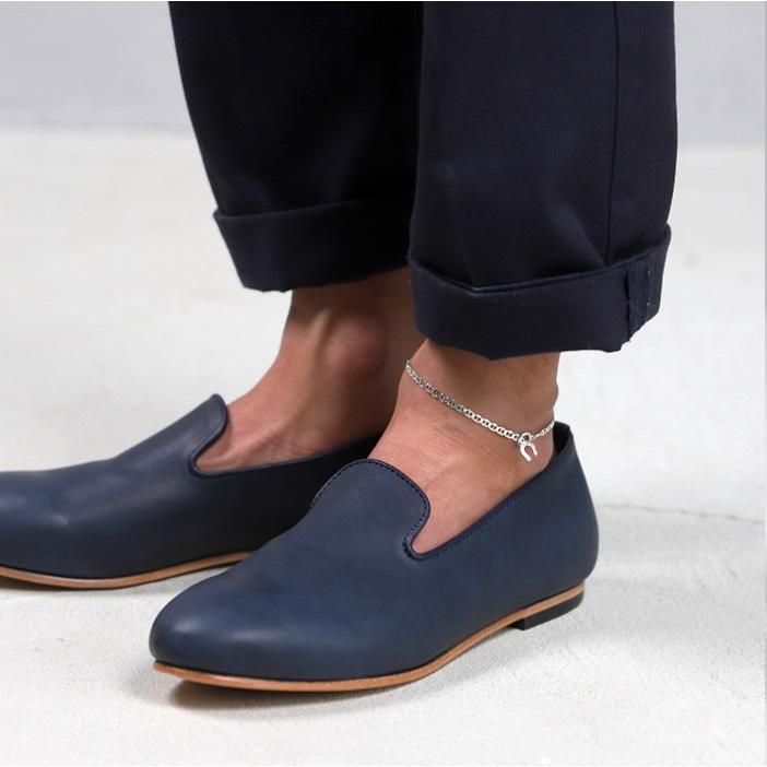 シンパシーオブソウル アンクレット SYMPATHY OF SOUL Mariner Curb Chain Anklet Silver マリナー カーブ チェーン アンクレット シルバーの画像