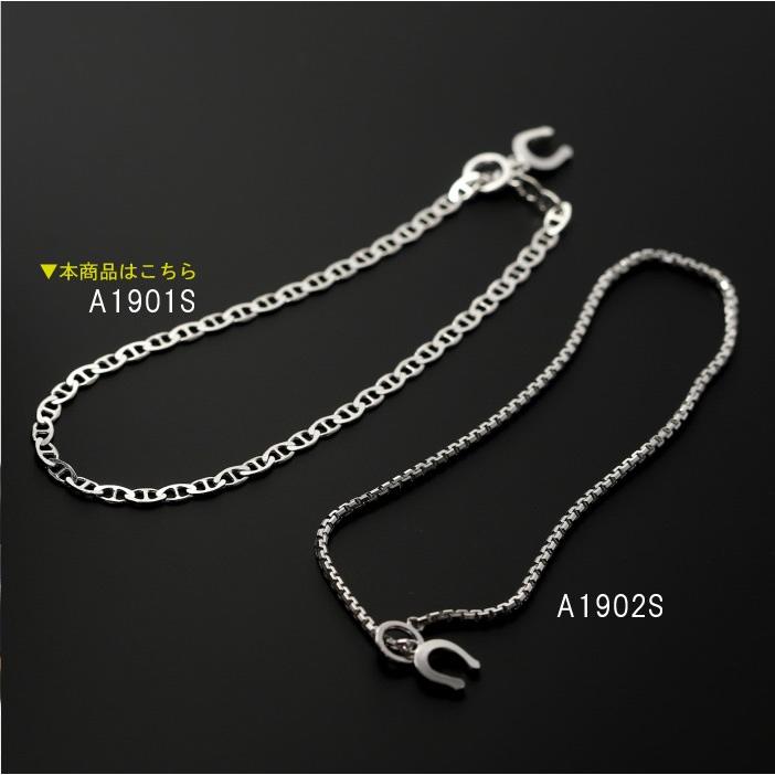 シンパシーオブソウル アンクレット SYMPATHY OF SOUL Mariner Curb Chain Anklet Silver マリナー カーブ チェーン アンクレット シルバーの画像