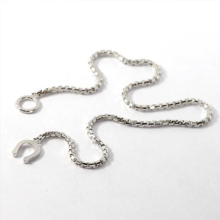 シンパシーオブソウル アンクレット SYMPATHY OF SOUL Venetian Box Chain Anklet Silver ベネチアン ボックス チェーン アンクレット シルバーの画像
