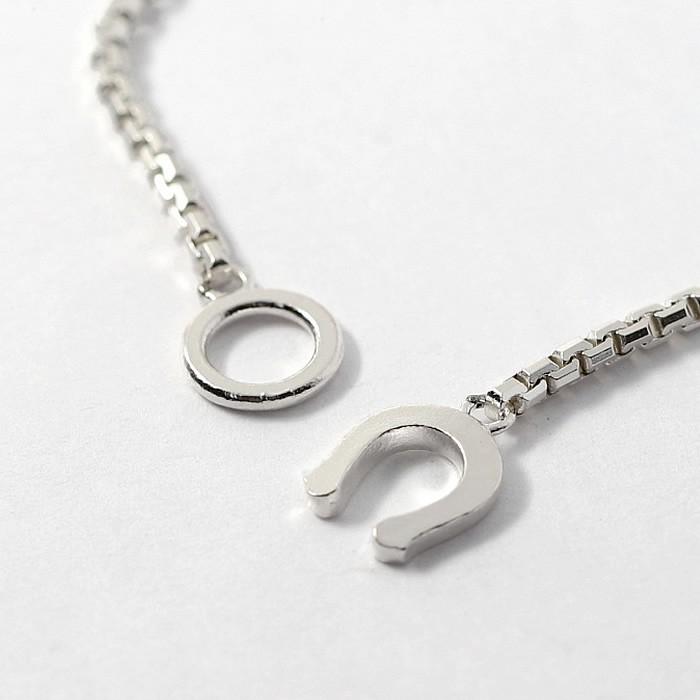 シンパシーオブソウル アンクレット SYMPATHY OF SOUL Venetian Box Chain Anklet Silver ベネチアン ボックス チェーン アンクレット シルバーの画像