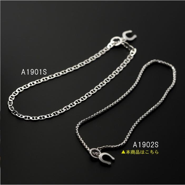 シンパシーオブソウル アンクレット SYMPATHY OF SOUL Venetian Box Chain Anklet Silver ベネチアン ボックス チェーン アンクレット シルバーの画像