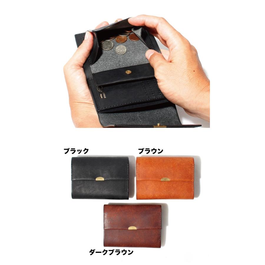 ダークブラウン 本革　三つ折り財布 annak ANNAK アナック プエブロ レザー 3つ折りウォレット ユニ