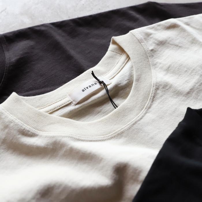 alvana（アルヴァナ） トップス 無地 空紡 半袖 Tシャツ 空紡 S/S TEE