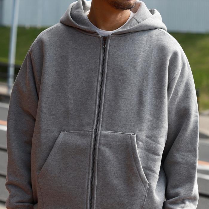 alvana アルヴァナ ジップアップパーカー リバーシブル ダブルフェイス L alvana（アルヴァナ） パーカー 無地 マッシブ ジップアップ パーカー