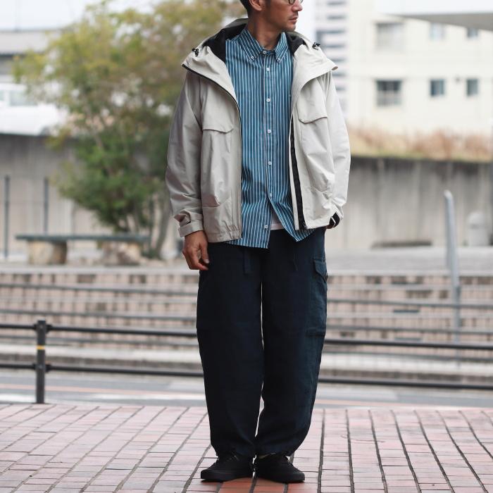 アルヴァナ パンツ ボトムス alvana リネン コットン カーゴ パンツ LINEN COTTON KNEE CARGO PANTS ネイビー NAVY 2026春夏新作