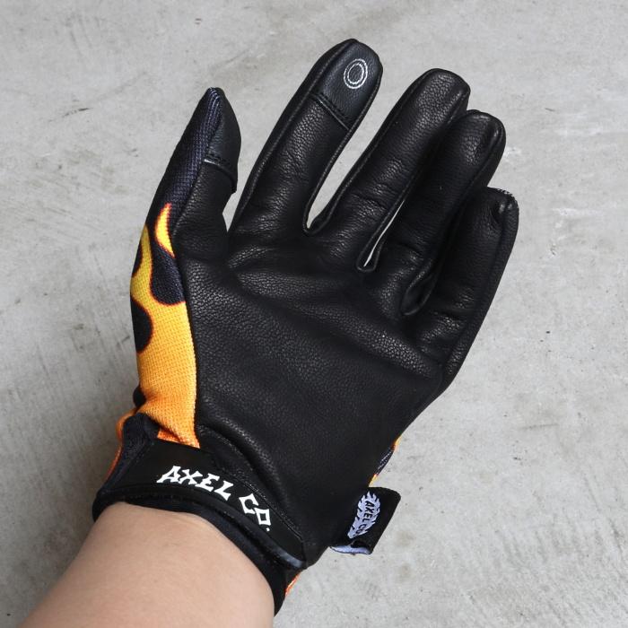 AXEL.co バイク グローブ アクセル ユニセックス メッシュ レザー