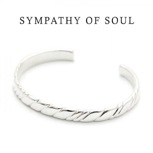 シンパシーオブソウル ブレスレット バングル メンズ SYMPATHY OF SOUL 